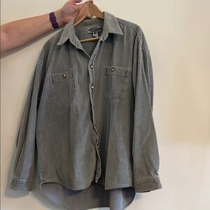 Gray Corduroy Shirt